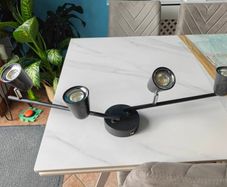 Kitchen ceiling light warm white with adjustable arms and integrated leds