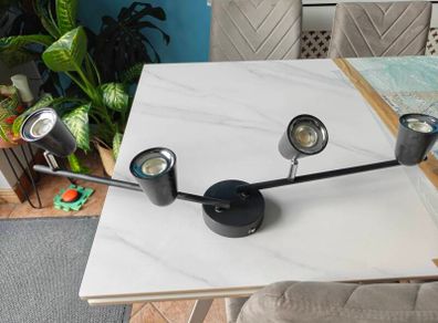 Kitchen ceiling light warm white with adjustable arms and integrated leds