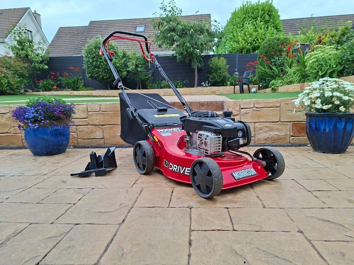 petrol lawnmower