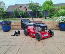 petrol lawnmower