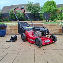 petrol lawnmower