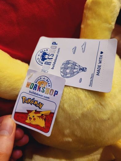 Pikachu 17 Inch Plush Build a Bear Rare NEW