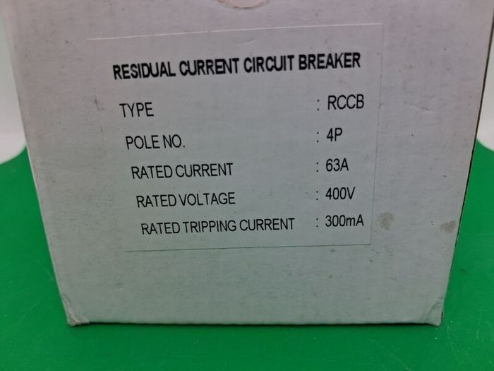 Postage - 3 x Circuit Breakers 63A 300mA 4P 230v - 400v