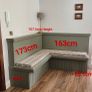 Corner dining bench Image 2