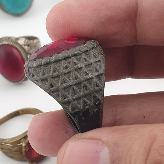15 Old Brass Rings Traditional Mixed Design Collection