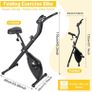 Folding Exercise Bike, Indoor Cycling Stationary Bike | Fitness Bike, 8-Level Resistance, Training Machine with LCD Display, 265 LBS Max Load for Home Indoor Cycling Workouts Image 4