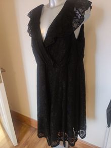 Torrid black lace midi flare  plus size dress size 3 UK20 EU48 Perfect condition Postage included