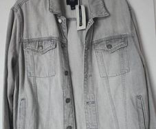 mens River Island jeans jacket size Medium