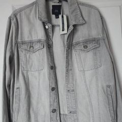 mens River Island jeans jacket size Medium