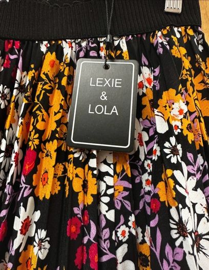 Brand new with tags Lexie & Lola pleated floral and lace skirt
