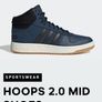 Adidas Hoops 2.0 Mid Uk9.5 Image 6
