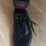 boys/girls black Vans Size 4 Image 3