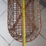 rattan and wood long plant stand Image 7