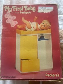 Pedigree Vintage My First Baby Dolls Changing Table and Wardrobe by Pedigree