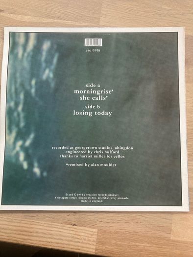 Slowdive Morningrise EP 1991