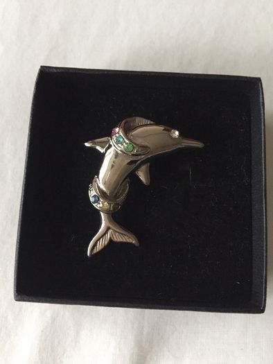 Dolphin Brooch