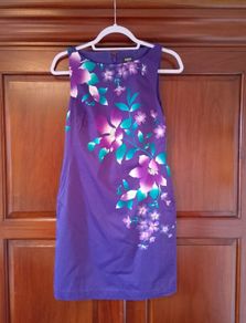 Purple floral Oasis dress