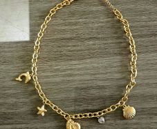 Beautiful 18k gold plated heavy necklace. water, perfume and tarnish proof. New