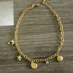 Beautiful 18k gold plated heavy necklace. water, perfume and tarnish proof. New