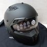 ILM Matte Black Shape Changing Motorbike Helmet size L 59-60cm Image 5