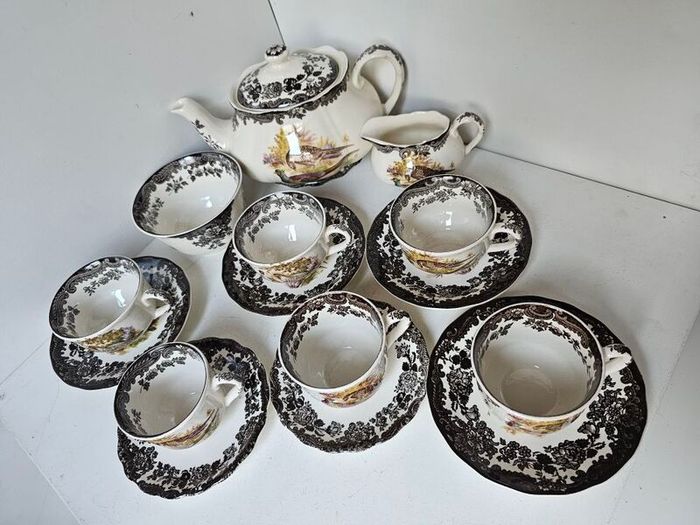 Palissy Royal Worcester Game Series Tea Set