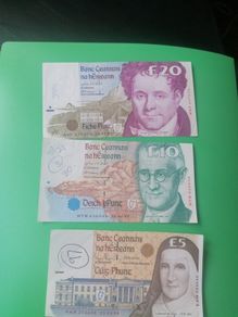 Irish Series C Banknotes