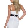 white dress with belt size 6 8 10 Image 4