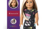 American Girl 18-Inch Truly Me Doll with Dark-Blue Eyes, Blonde Hair wearing show your wild side outfit  EUC