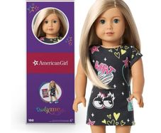 American Girl 18-Inch Truly Me Doll with Dark-Blue Eyes, Blonde Hair wearing show your wild side outfit  EUC