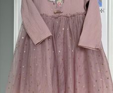 Girls dress Pink/Lilac Bunny (Next)