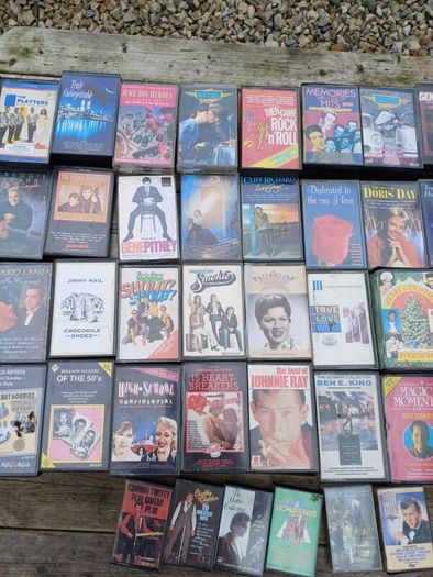 Collection of Vintage Music Cassettes