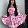 Spanish floral dress  XS-L Image 2