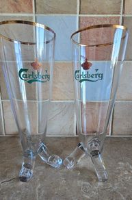 Vintage Carlsberg Glasses
