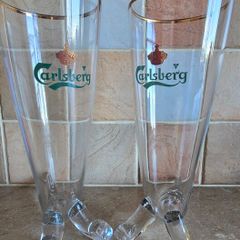 Vintage Carlsberg Glasses