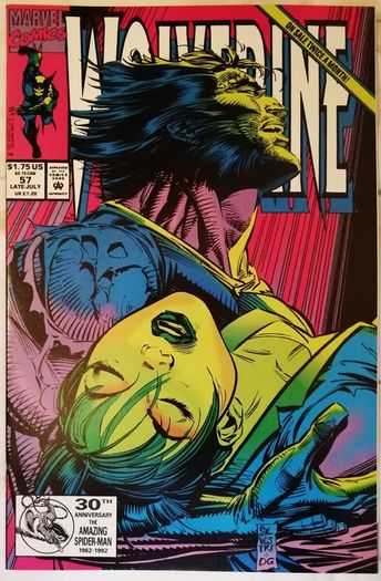 Wolverine #57 Death in the Family - Death Of Mariko Yashida (1992)