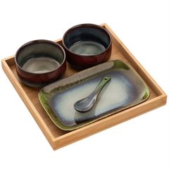 5  Piece Belleek Living Pottery Serving Set