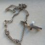 Vintage Sterling Silver 925 Cross Pendant Necklace L-10"  6,85g Image 2
