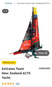 Lego Technic New Zealand Emirates Yacht