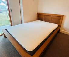 Double Bed Frame & Emma Mattress Excellent Condition Near New