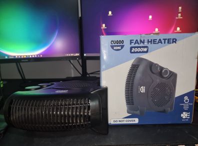 CUQOO Powerful 2KW Fan Heater