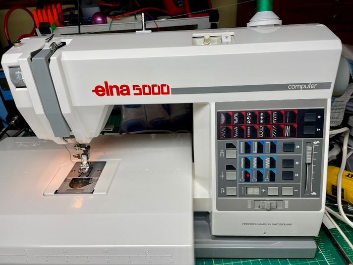 ELNA 5000 Sewing Machine - Just serviced, excellent condition - Made in Switzerland