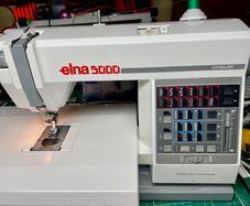 ELNA 5000 Sewing Machine - Just serviced, excellent condition - Made in Switzerland
