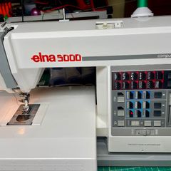 ELNA 5000 Sewing Machine - Just serviced, excellent condition - Made in Switzerland