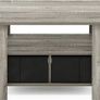 FREE EXPRESS SHIPPING Andrey Coffee Table with Bin Drawer, French Oak/Black Image 3