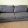 Grey fabric 2m sofa Image 2