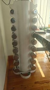 Chrome dumbbells