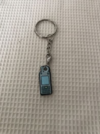 Mobile phone key ring