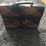 Rattan And Leather Shoulder satchel Handbag Image 3