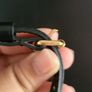 Authentic Louis Vuitton Cross Body Leather Strap in Black and Gold Hardware Image 4