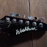 Washburn WR-150/MLB Electric Guitar in Metallic Blue Image 4